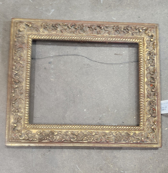 ORNATE GILT COMPOSITION FRAME 20”W 16”L