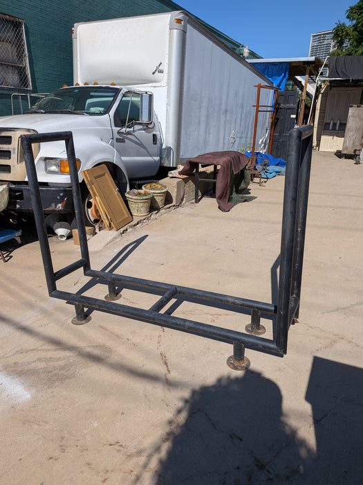 LARGE METAL LOG HOLDER