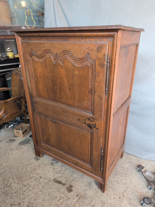 EARLY ONE DOOR NORMANDY CABINET