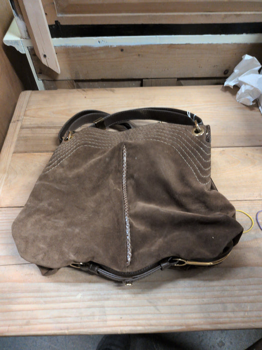 JIMMY CHOO SUEDE SLOUCH BAG