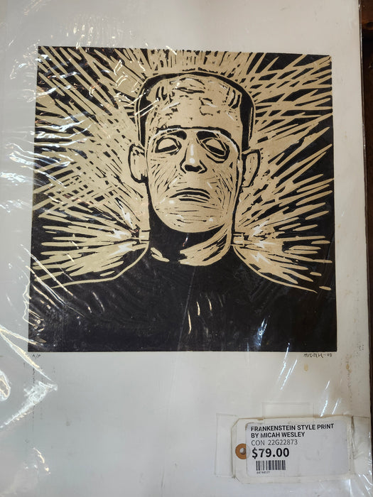FRANKENSTEIN STYLE PRINT BY MICAH WESLEY
