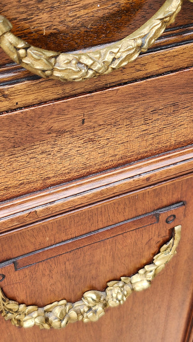 BEAUTIFUL FRENCH MARBLE TOP SERVER C. 1910
