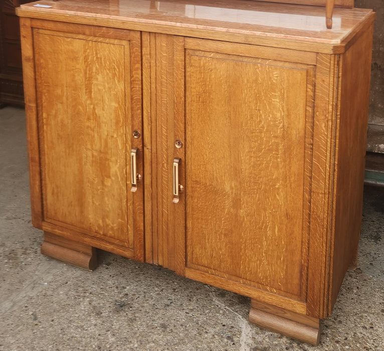 MARBLE TOP MIDCENTURY MARBLE TOP SERVER 1930S