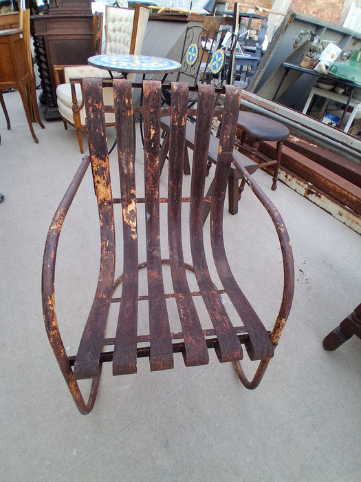 VINTAGE METAL PATIO CHAIR