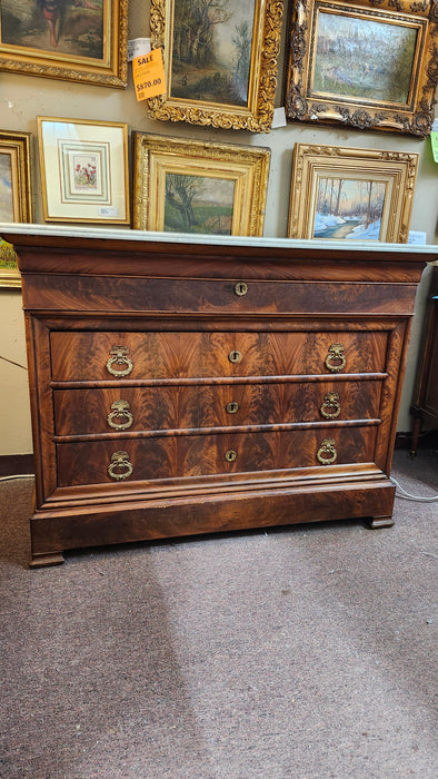 CHARLES X MARBLE TOP 5 DRAWER
