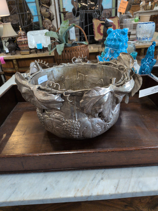 FABULOUS ORNATE SILVER PLATE ITIALIAN COMPOTE