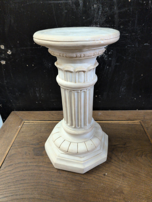 PLASTER GARDEN PEDESTAL