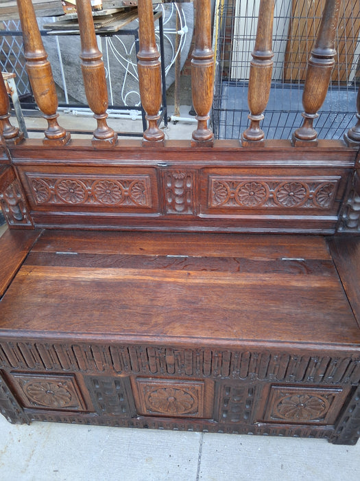 FRENCH SPINDLE BACK BENCH