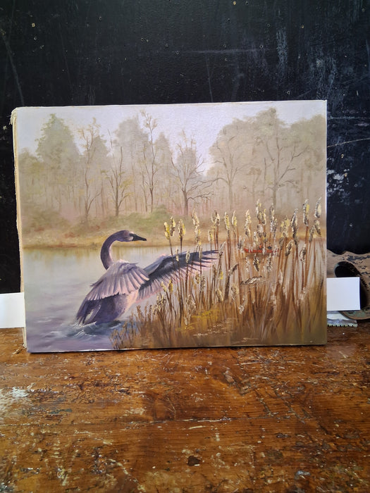 UNFRAMED GOOSE OIL PAINTING