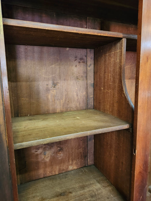 AMERICAN 2 DOOR WALNUT WARDROBE