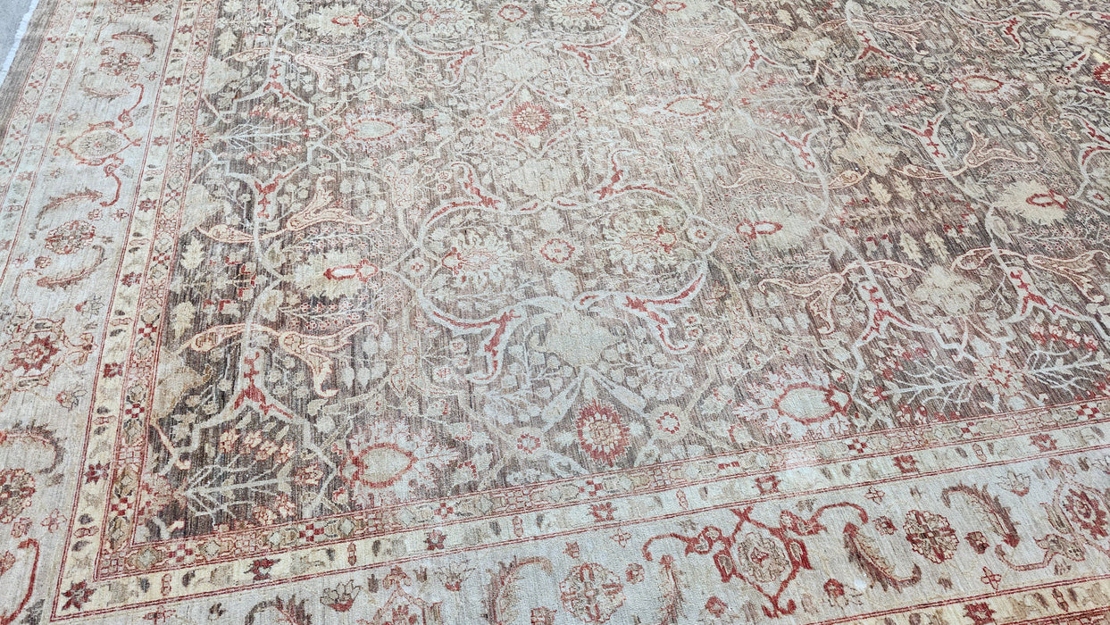 LARGE AREA RUG HAS SOME WEAR