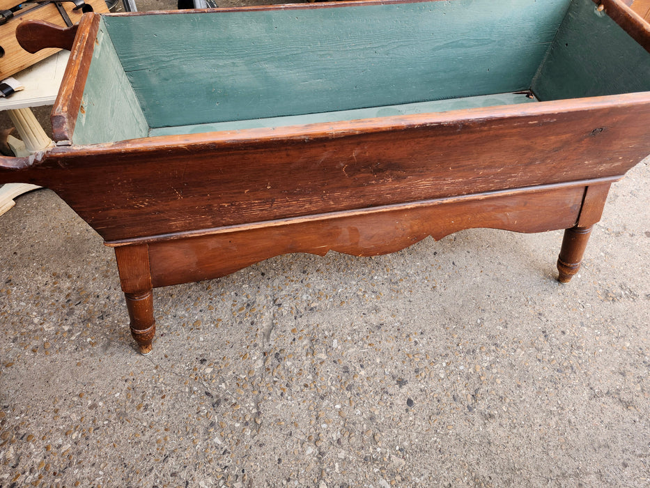ANTIQUE 19TH CENTURY DOUGH BOWL TABLE