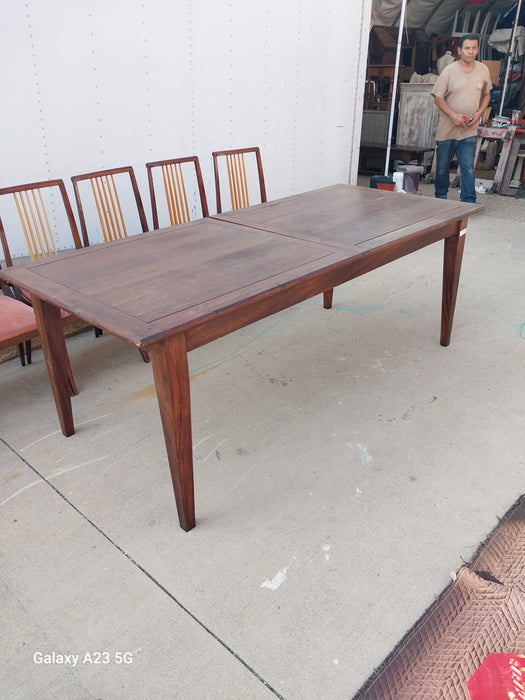 PINE TAPER LEG DRAW LEAF TABLE