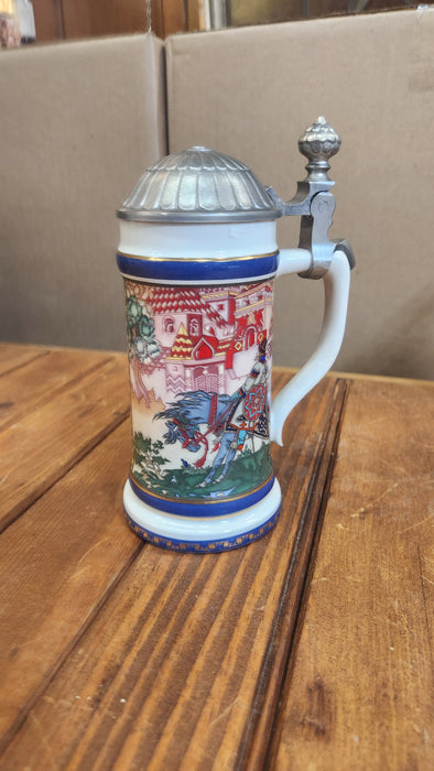 METTLACH SMALL TOWER STEIN