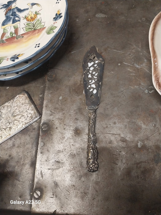 SILVER PLATE SERVING KNIFE