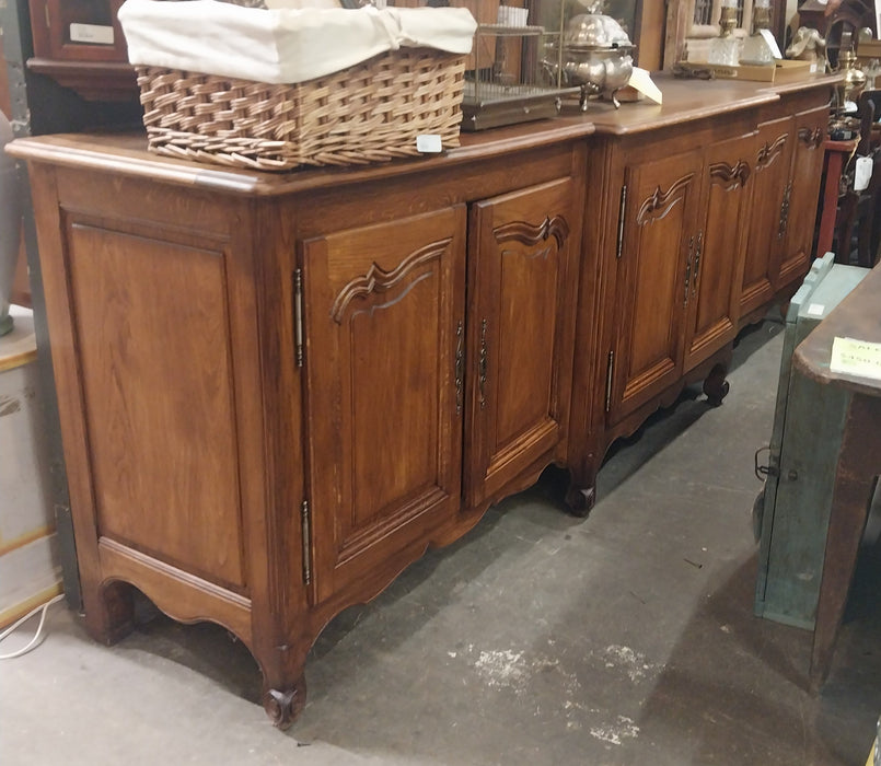 SUPER 10.5' LONG LOUID XV OAK SIDEBOARD