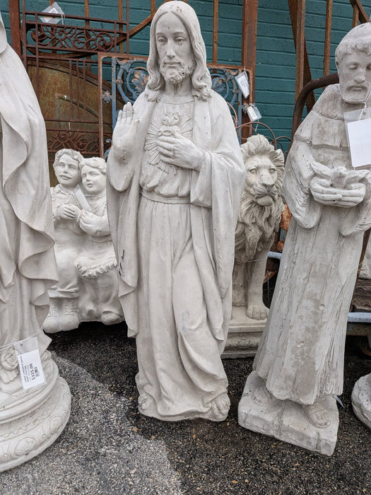SACRED HEART OF JESUS CONCRETE STATUE