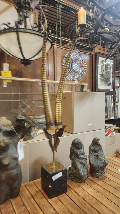 IRON ANTELOPE SCULPTURE - SIGNED CURTIS JERE