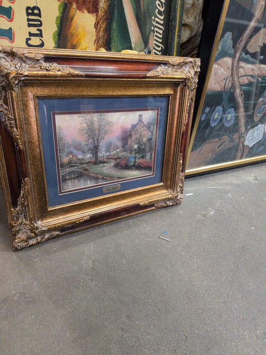 ORNATE FRAMED KINKAID PRINT
