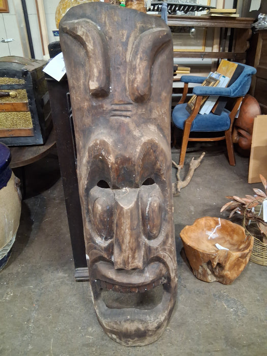 HUGE CARVED WOOD NEW GUINEA MASK