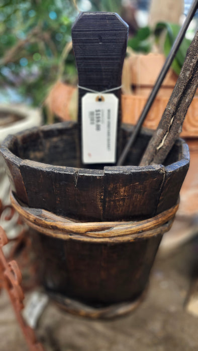 WOOD VINEYARD BASKET