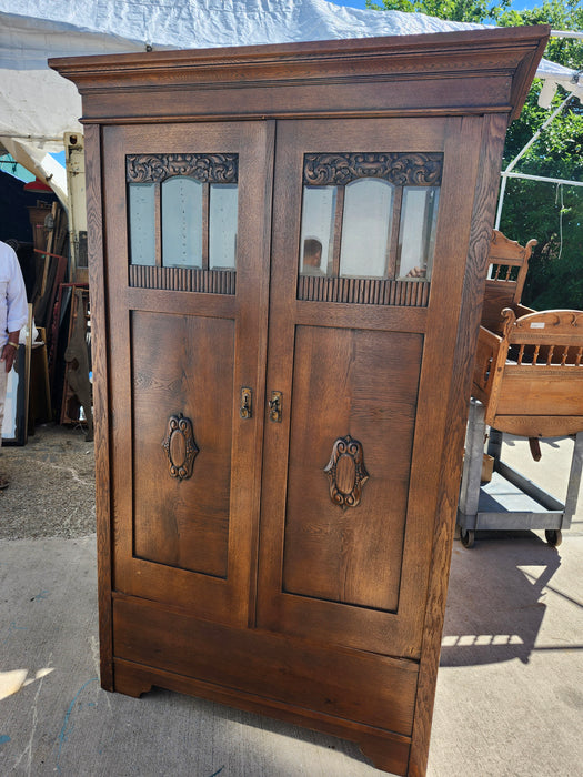 ARTS AND CRAFTS TWO DOOR ARMOIRE