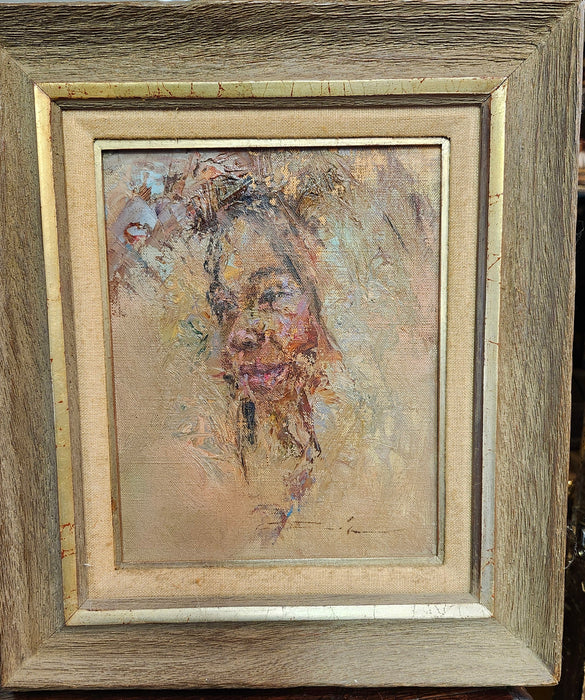 MULTICOLORED PORTRAIT OF A GIRL