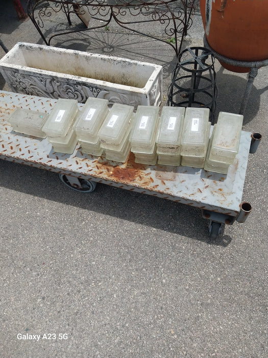 LOT OF 15 SMALL GLASS BLOCKS