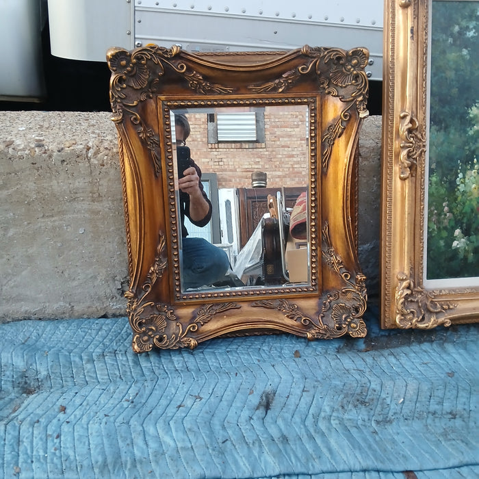 GOLD FRAMED MIRROR