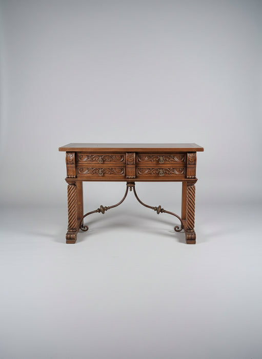 BARLEY TWIST SERVER WITH CORONA HANDLES