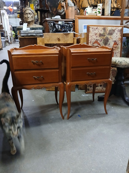 PAIR OF LOUIS XV  CHERRY SIDES CHESTS