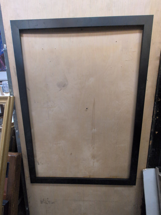 LARGE BLACK FLAT MODERN FRAME