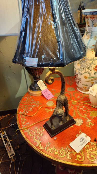 PAIR OF MONKEY LAMPS WITH SHADES