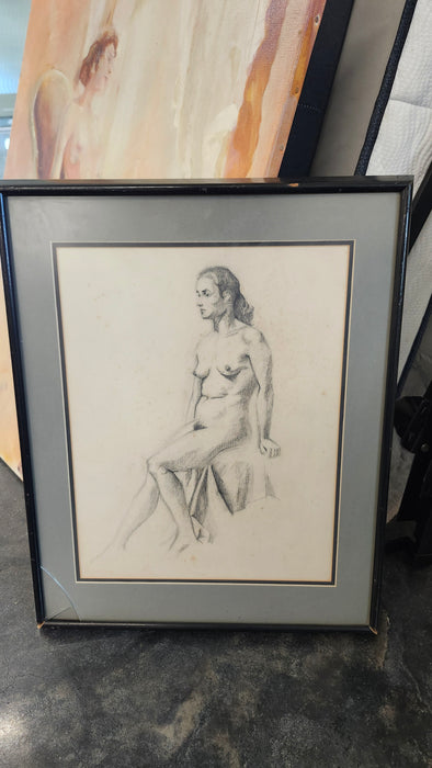 CHARCOAL NUDE AS IS GLASS