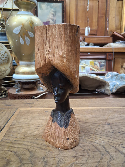 ETHIOPIAN CARVED WOMANS HEAD