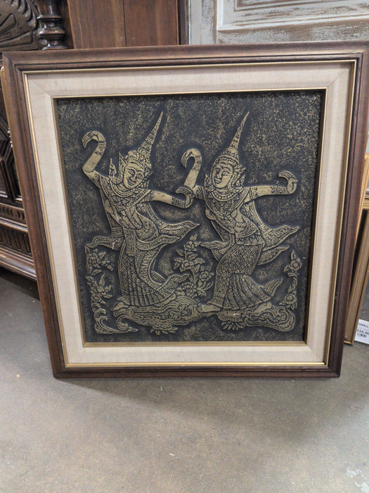 FRAMED 3D PICTURE OF INDIA DANCERS