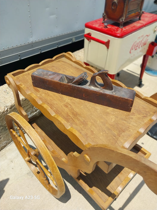 OLD BLACK WOOD PLANE