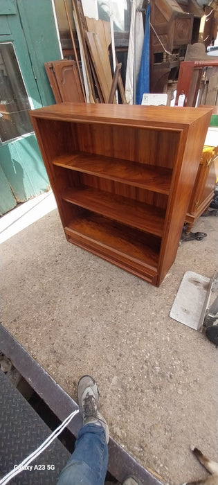 TALL TEAK MIDCENTURY BOOKCASE