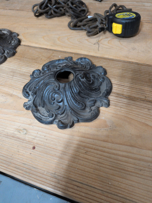 CAST IRON CHANDELIER CANOPY