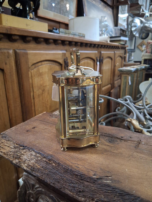 SMALL FRENCH L'EPEE  CARRIAGE CLOCK WITH BOX AND KEY