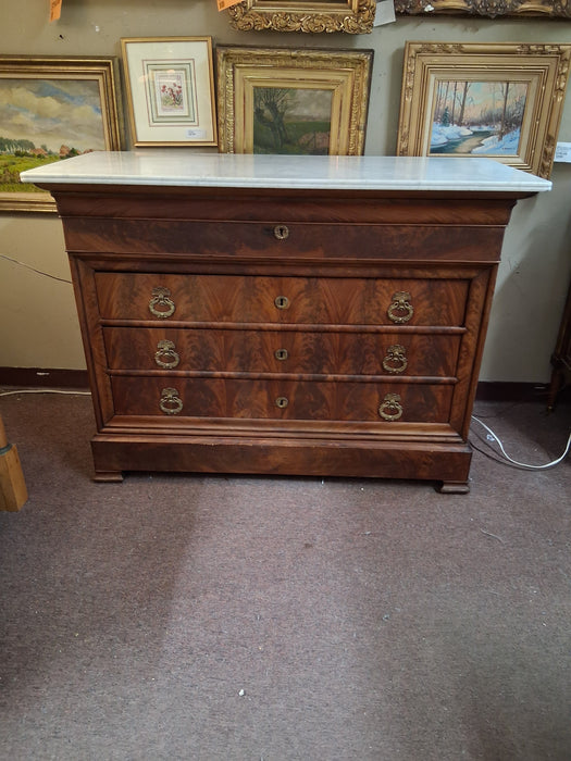 CHARLES X MARBLE TOP 5 DRAWER