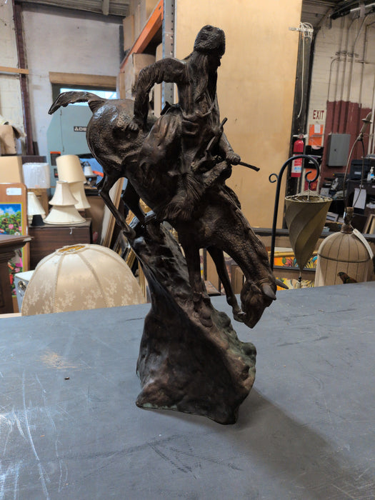LARGE REMINGTON BRONZE RESTRIKE