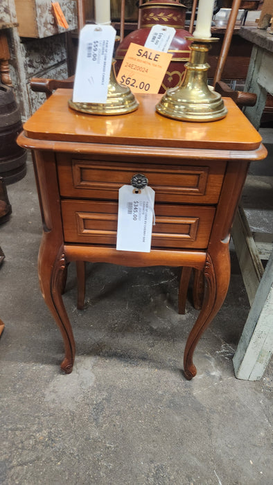 PAIR OF LOUIS XV CHERRY SIDE CABINETS