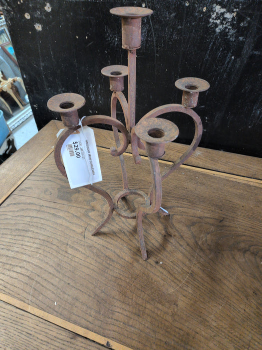 WROUGHT IRON CANDLEABRA