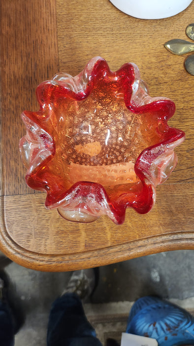 SMALL RED MURANO GLASS