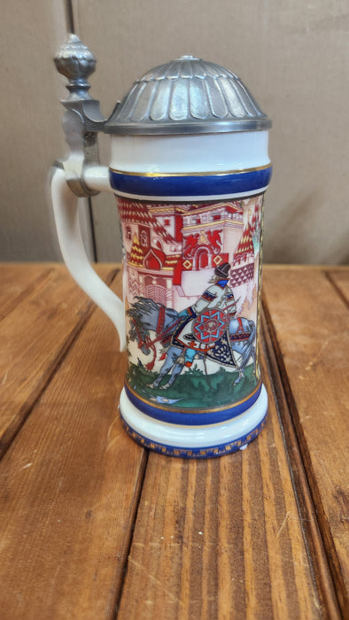METTLACH SMALL TOWER STEIN