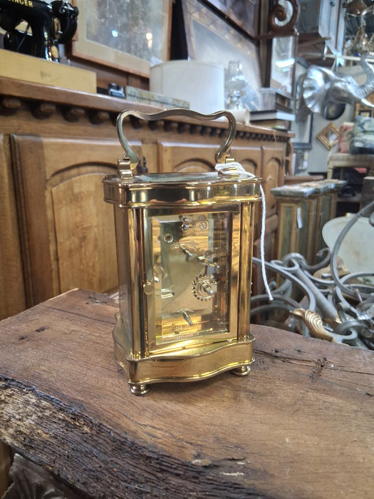 SMALL FRENCH L'EPEE  CARRIAGE CLOCK WITH BOX AND KEY