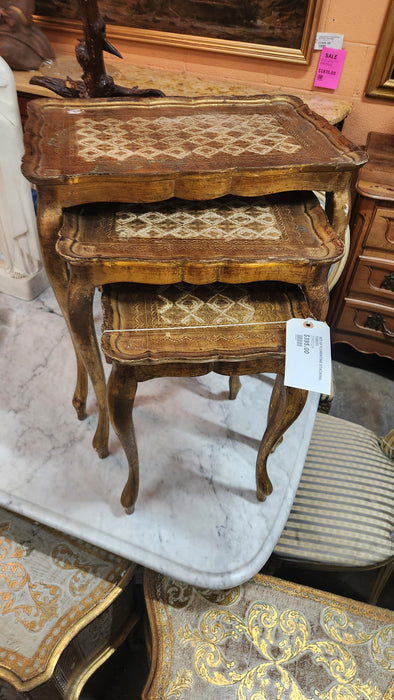 SET OF FLORENTINE STACKING TABLES