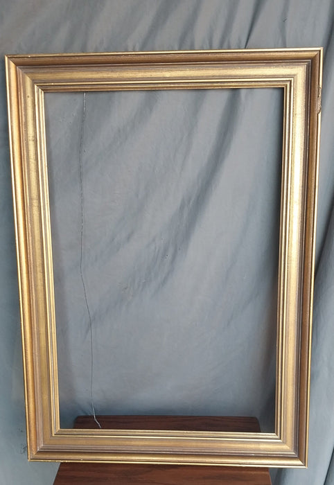 MEDIUM GOLD  AND BROWN FRAME- AS FOUIND