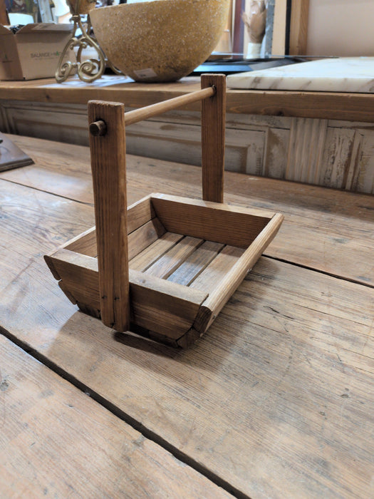 SMALL WOOD TOTE - AS FOUND